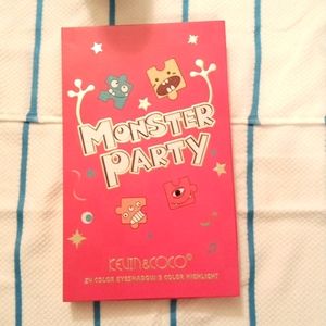 Monster party Kevin&Coco  24 Eyeshadow/3Color Hightlights